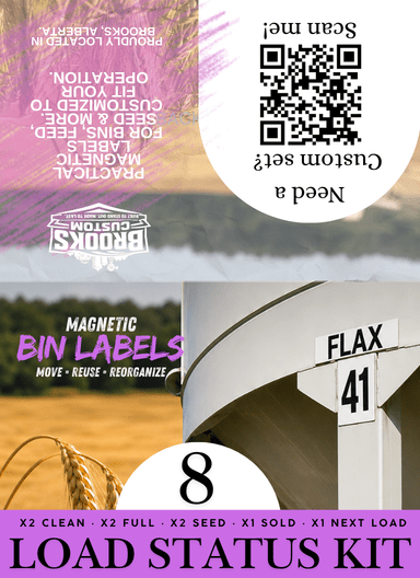 brookscustombins farming used_ager used_seeder john_deere seeding Urea Pigfeed phosphate_fertilizer magnetic_bin_labels farm_merch funny_farm_shirts Tractor alberta Custom_farm