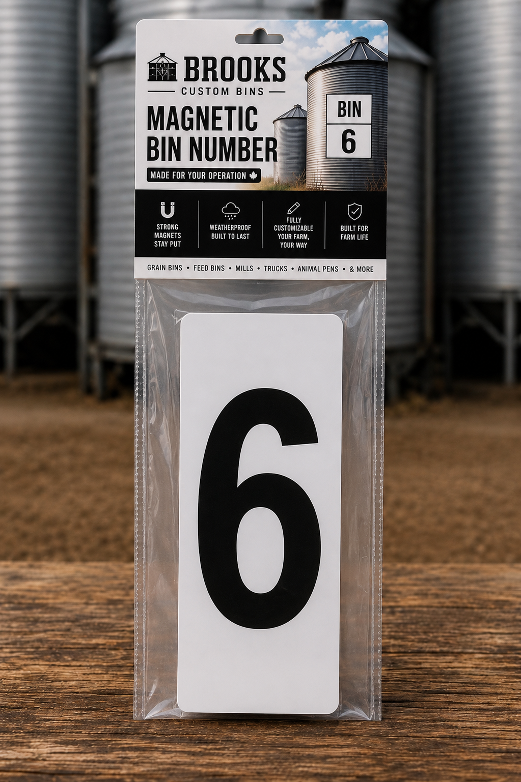 10 BIN NUMBER KIT