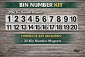 40 Magnet Bin Number Kit