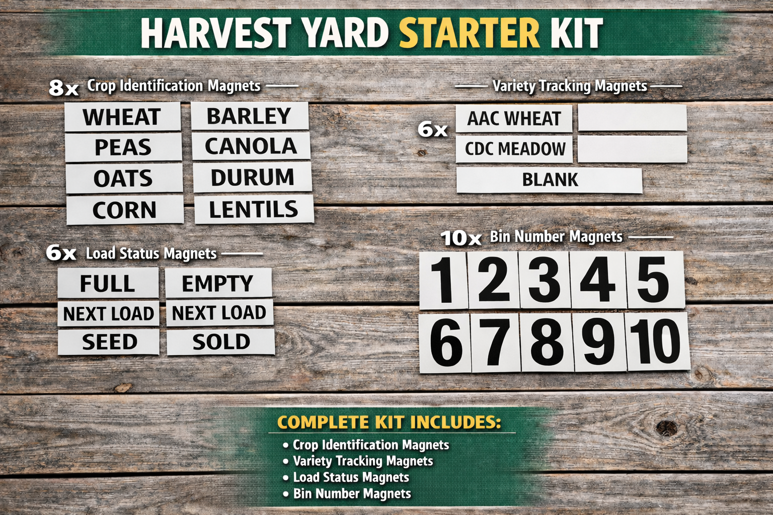 Harvest Yard Starter Kit